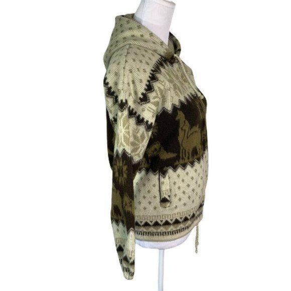 Tejidos Aly Marka Wool Alpaca Zip Up Cardigan - Picture 5 of 11